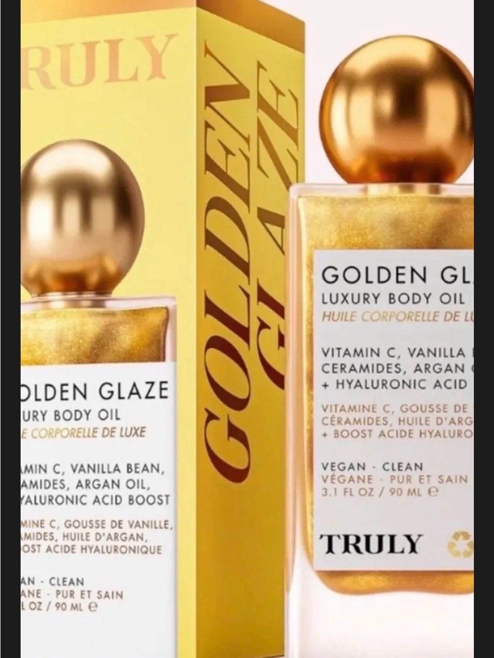 TRULY Golden Glaze Luxury Body Oil — Brand New in Box